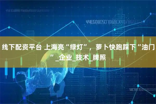 线下配资平台 上海亮“绿灯”，萝卜快跑踩下“油门”_企业_技术_牌照